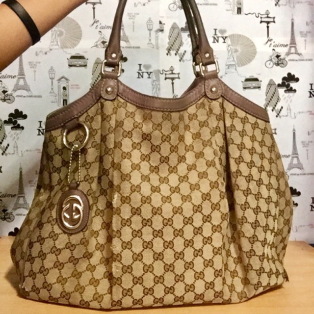 gucci tote large