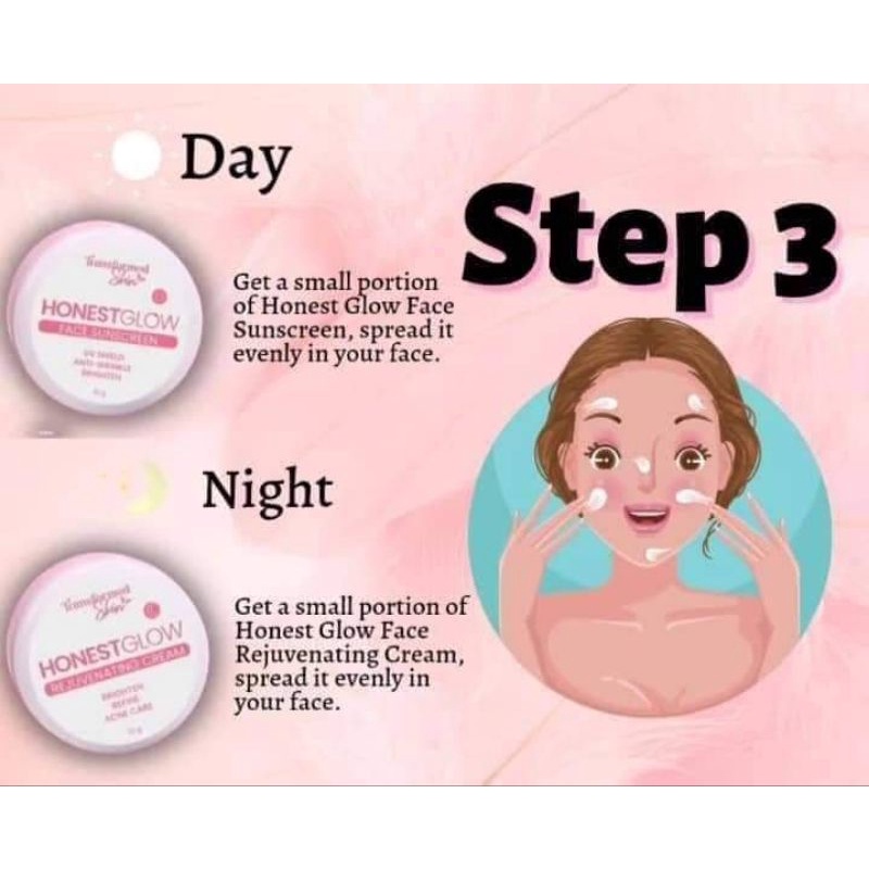 HONEST GLOW (face sunscreen & night cream) Shopee Philippines