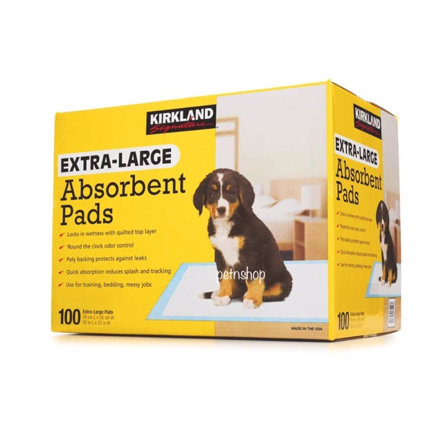 extra large absorbent pads kirkland