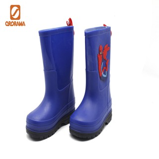 Children's Rain Shoes Cartoon Spiderman Non Slip Water Shoes Water Proof Rubber Shoes For Kids