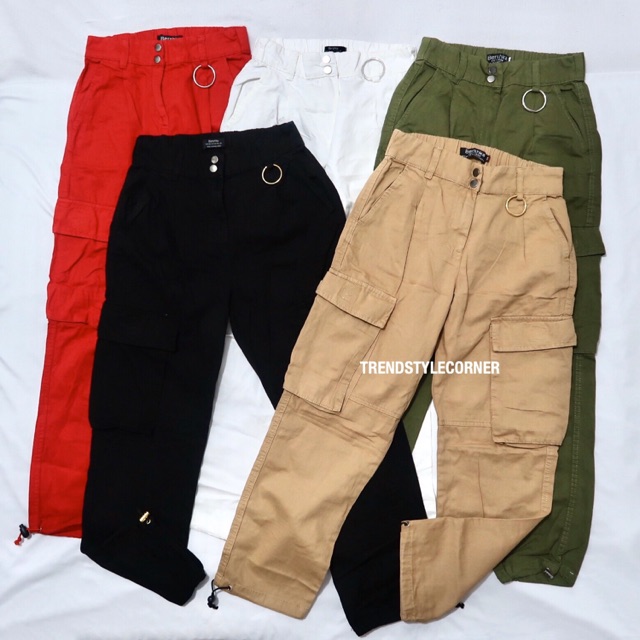 cargo joggers with belt loops