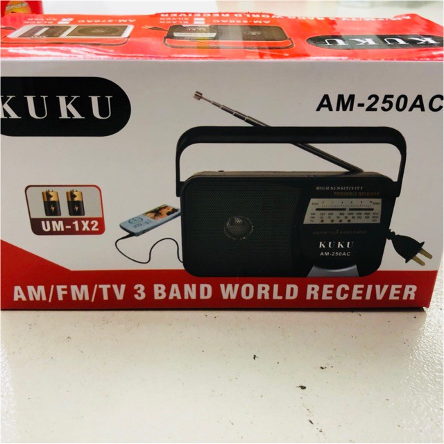 Am Fm Tv 3 Band Radio World Receiver Shopee Philippines