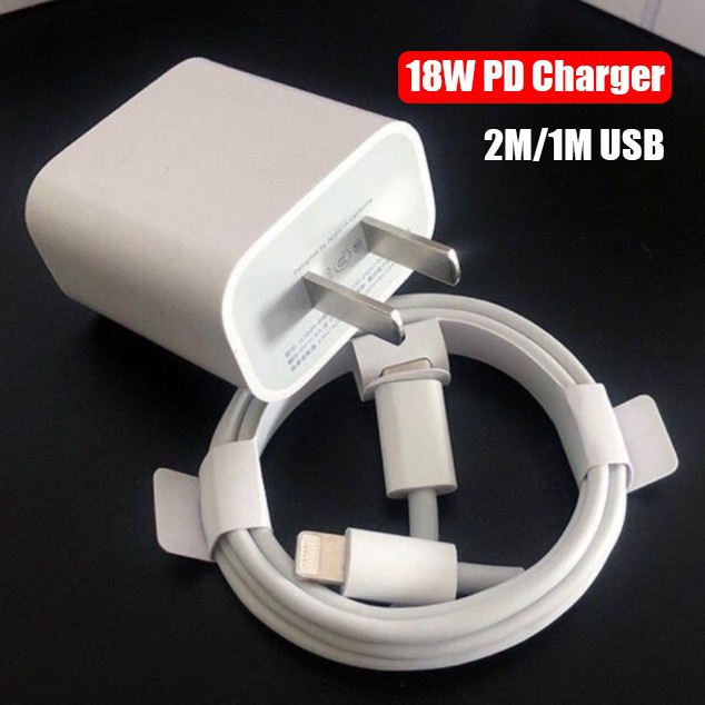 18w Pd Fast Charger Type C Cable Flash Charger Adapter Travel Pd Charger Port For Iphone 12 Mini Pro Max 11 X Xs Xr Shopee Philippines