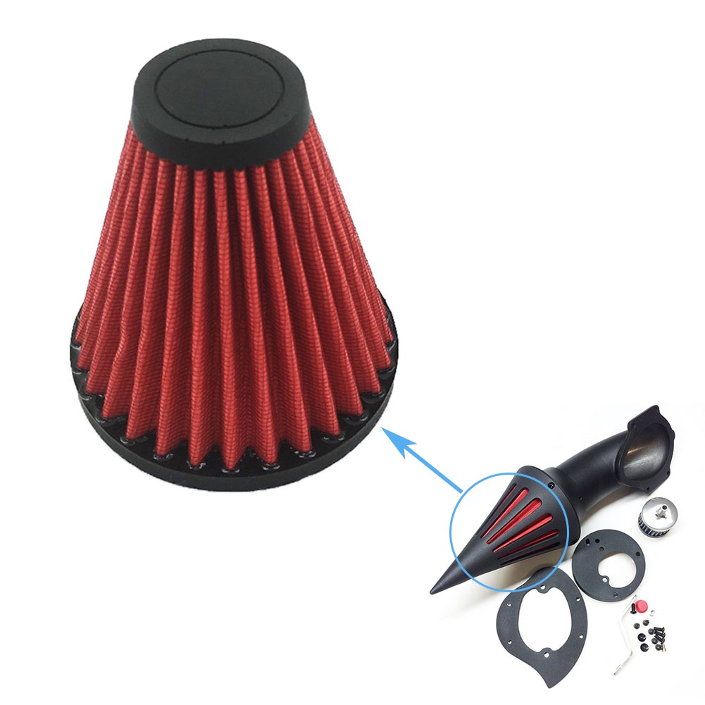 parts Spike Air Cleaner intake filter Kit K&N For Honda VTX1300 vtx 1300 All Years Billet Alumi