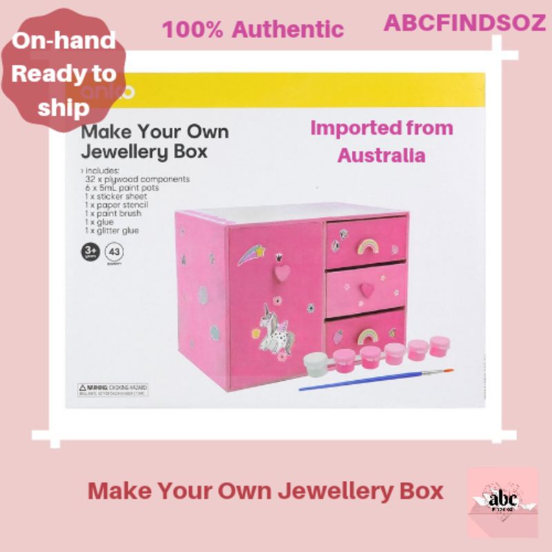 Own Jewellery Box Diy Jewelry Kit, Build Your Own Jewelry Armoire