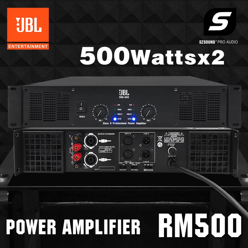 RM500 audio power amplifier speaker is 2 ohms 900 watts, 4 ohms is 800