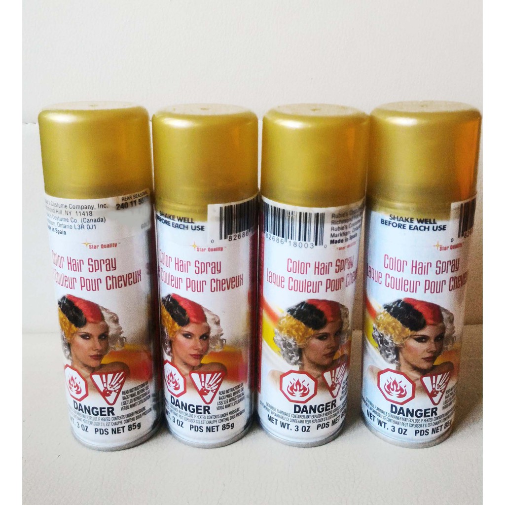Bright Color Glitter Hair Spray 3oz Shopee Philippines