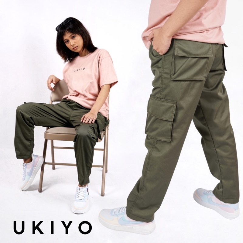 TOKIO Army Green Pants by UKIYO (Unisex Cargo Pants) (Small-XLarge ...
