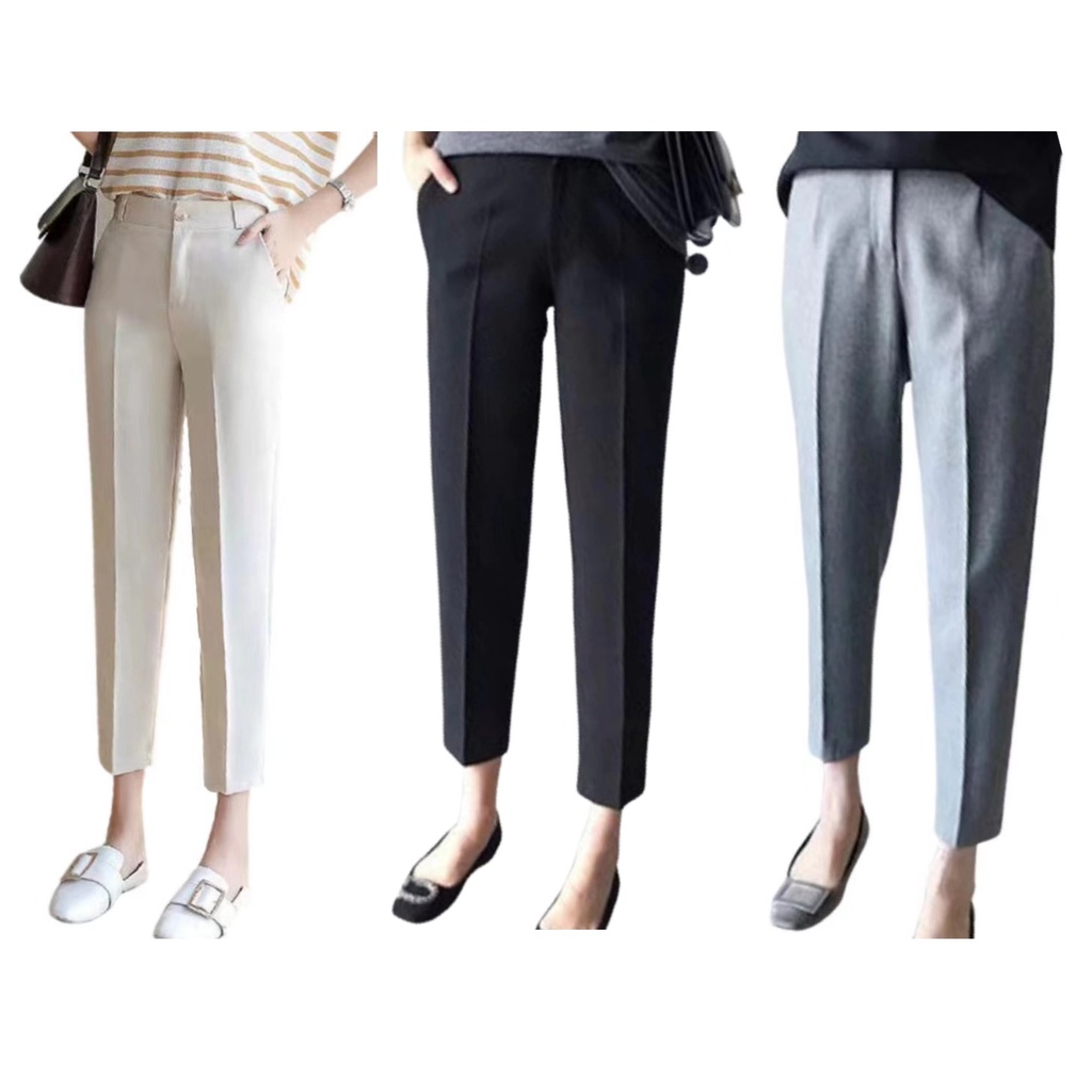 HUILISHI Classic Trouser for Women Premium Quality Korean Pants 3 ...