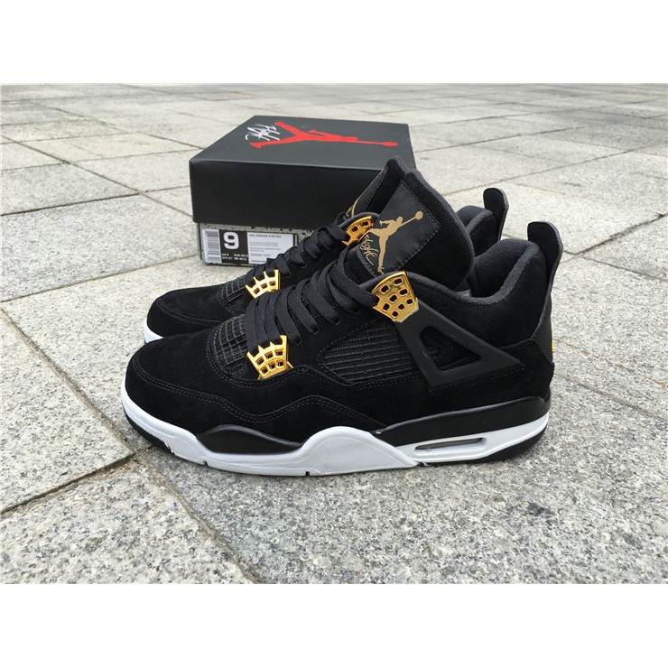 jordan 4 black gold