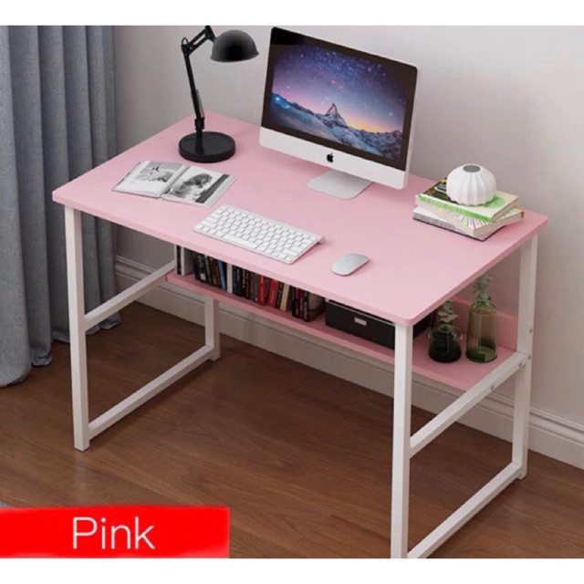 pink study desk