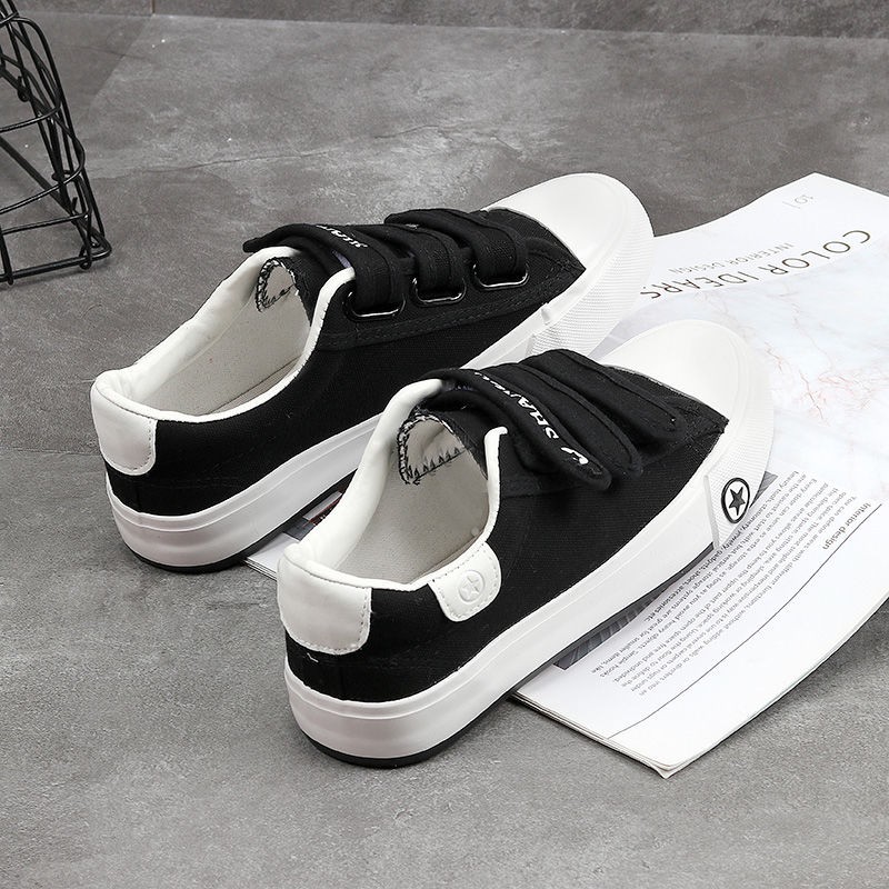 womens velcro white sneakers