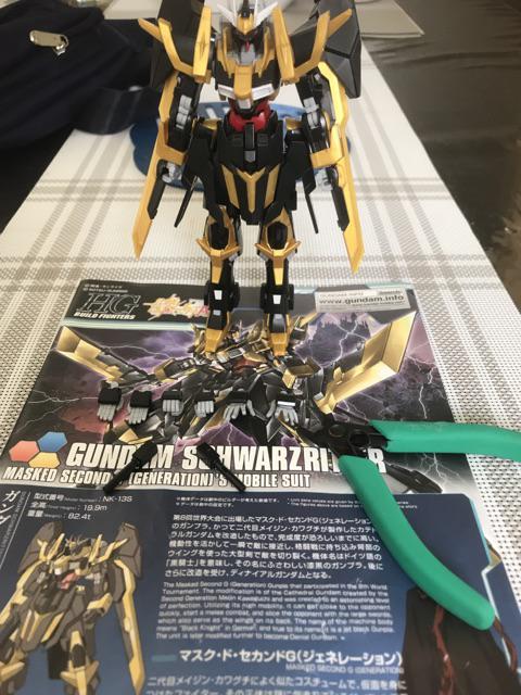 Gundam Hg 1 144 Schwarzritter Shopee Philippines