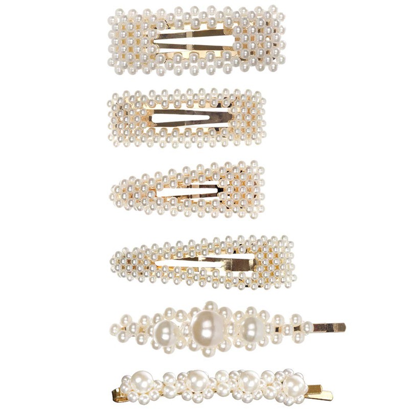 Pearl Clip Women Hair Pins Girls Ties For Birthday Valentines Day