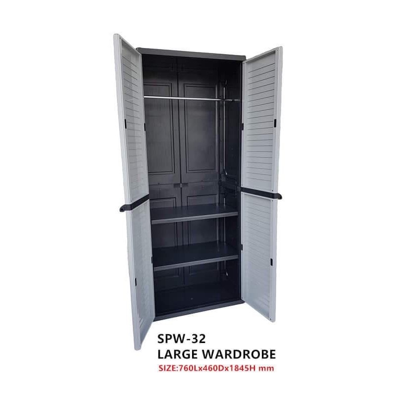 Plastic Wardrobe /plastic Storage Shopee