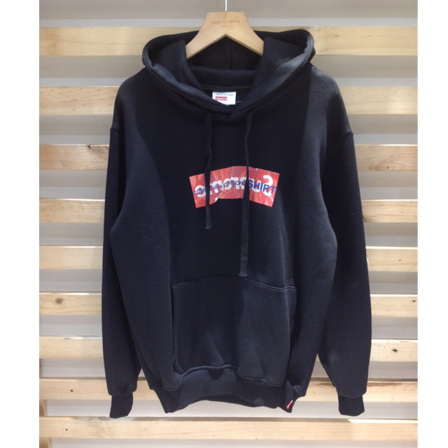Supreme CDG hoodie thick cotton | Shopee Philippines