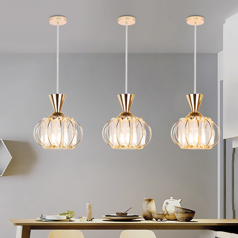 Jay Chou COD Metal crystal aisle ceiling lamp Nordic porch chandelier