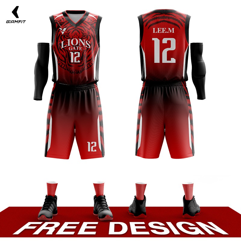 High Quality Custom Sublimation Basketball Uniform Professional Design ...