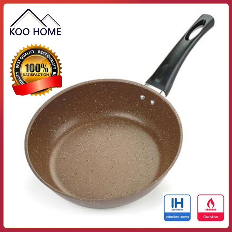 Nonstick Pan 20cm/24cm/28cm Kitchen Iron Frying Pan Multi Roaster Stove For Home Cookware