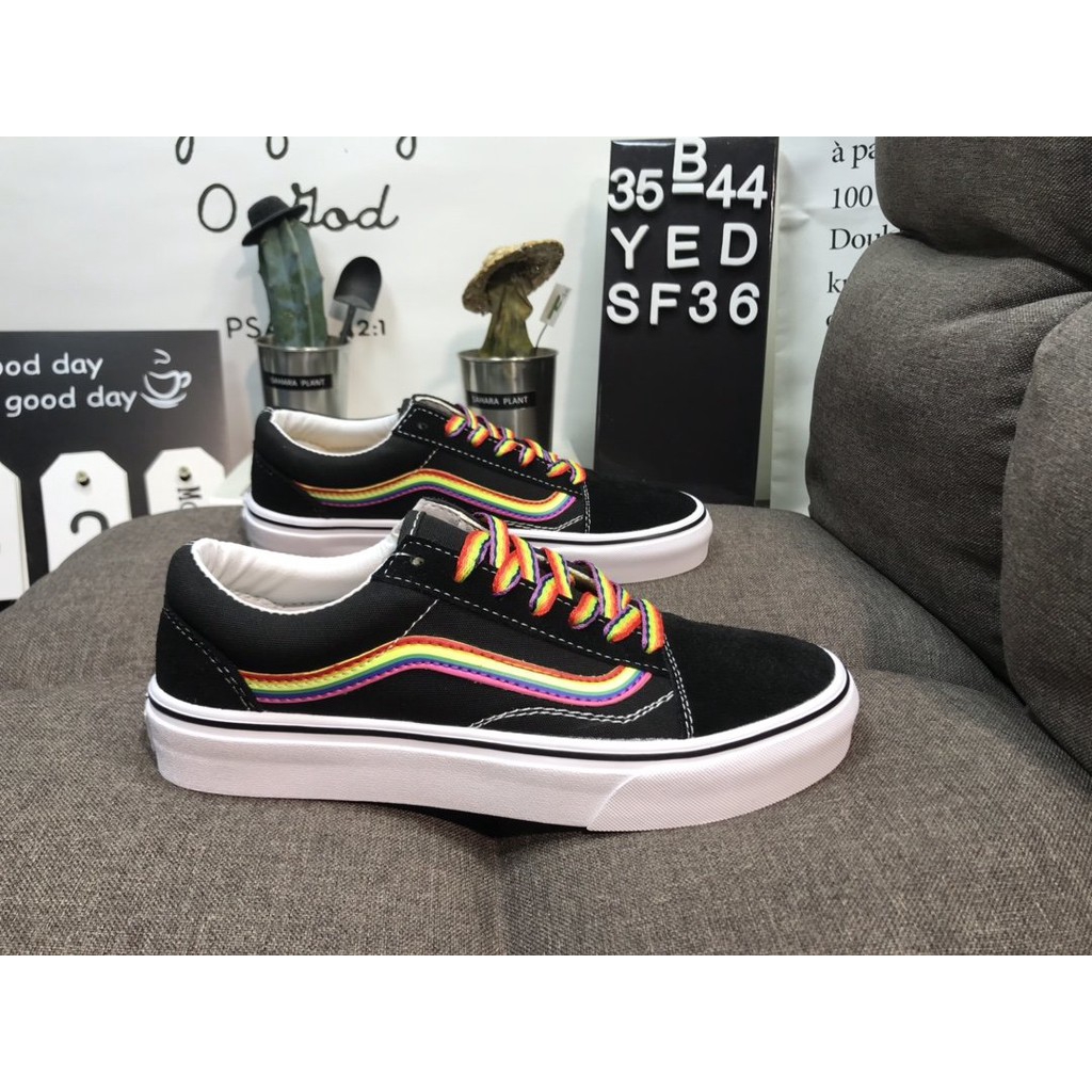 rainbow sk8 hi vans