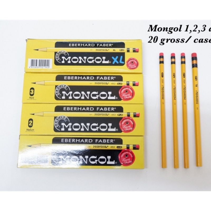 Mongol Pencil 1,2,3 and XL | Shopee Philippines