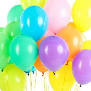 Plain Metallic Round Latex Balloons 10” (100pcs) #2