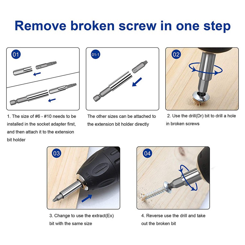 remove broken screw