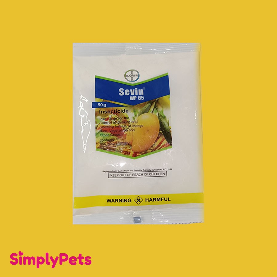 Sevin Powder For Anti Tick And Flea Pesticide 50g Shopee Philippines