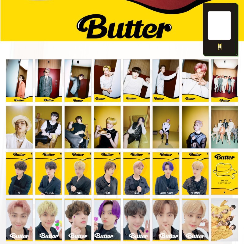 32pcs Box Bts Butter Photocard Festa Blackpink Nct Exo Treasure Stray Kids Seventeen Twice Izone Got7 Photocards Lomo Cards Shopee Philippines