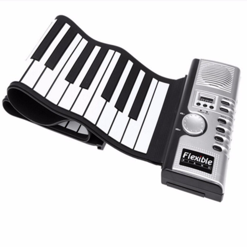 Portable 61 Keys Universal Flexible Roll Up Electronic Piano | Shopee ...