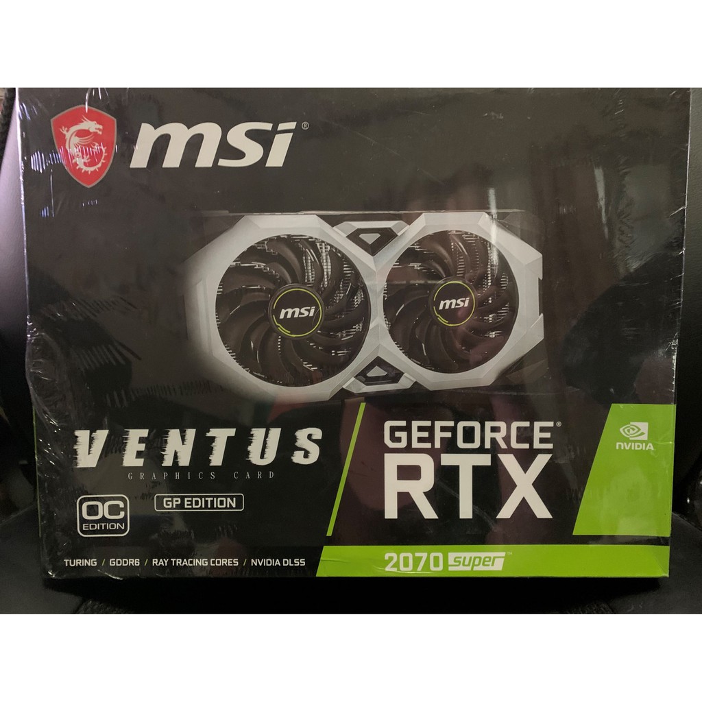 MSI Gaming GeForce RTX 2070 Super 8GB GDRR6 256-bit HDMI/DP NVLink