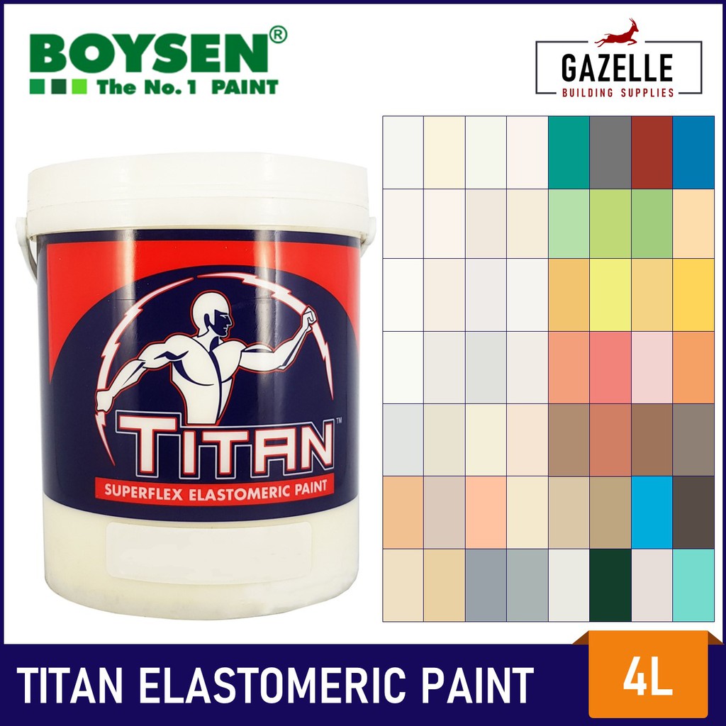 Titan Superflex Elastomeric Paint 4l Part 2 Shopee Philippines