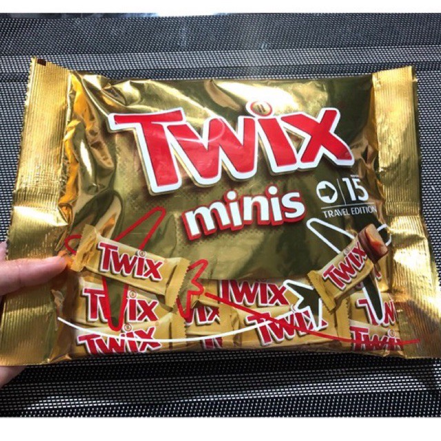 Twix Minis 333g Milk Chocolate Caramel 