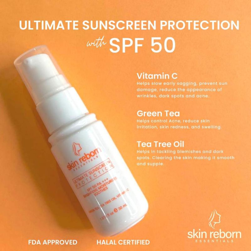 Skin Reborn ULTIMATE SUNSCREEN PROTECTION SPF50 (30ml) | Shopee Philippines