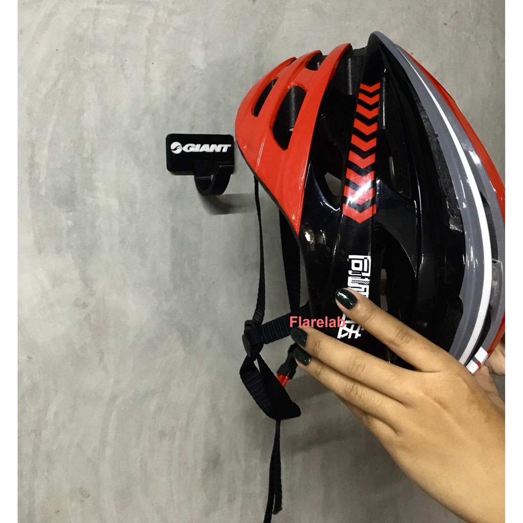 bicycle helmet wall hanger