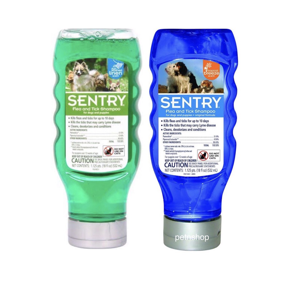 sentry dog shampoo