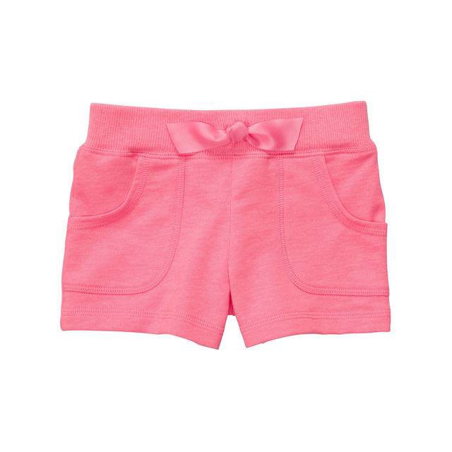 pink knit shorts