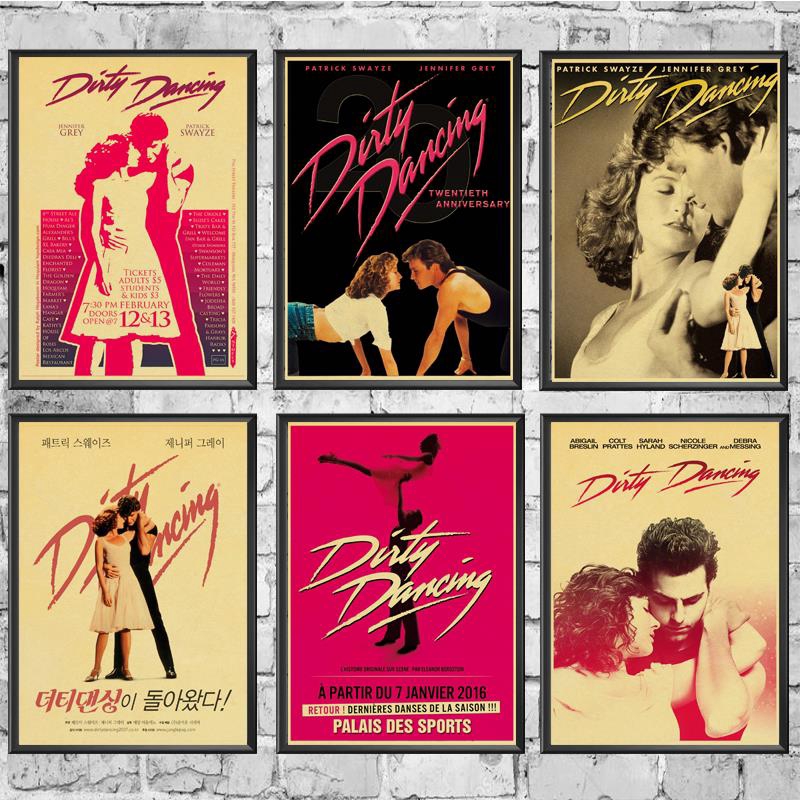 Vintage Poster Movie Dirty Dancing Poster Wall Stickers Poster Prints High Quality For Bar And Home Decor Shopee Philippines