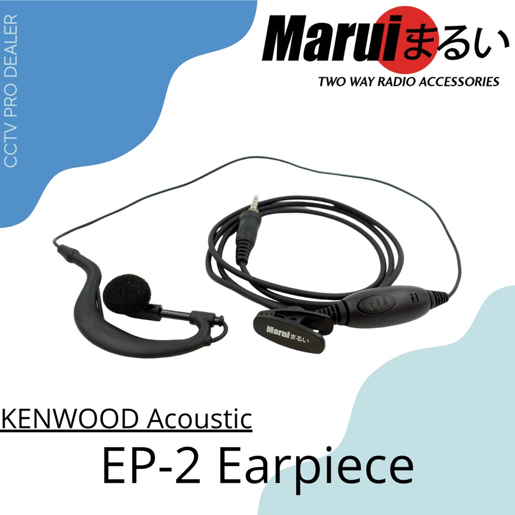 Marui KENWOOD Acoustic EP2 Earpiece 1 Year Warranty!! Shopee