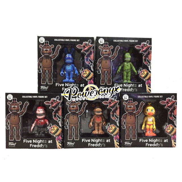 five nights at freddy's vinyl figure set