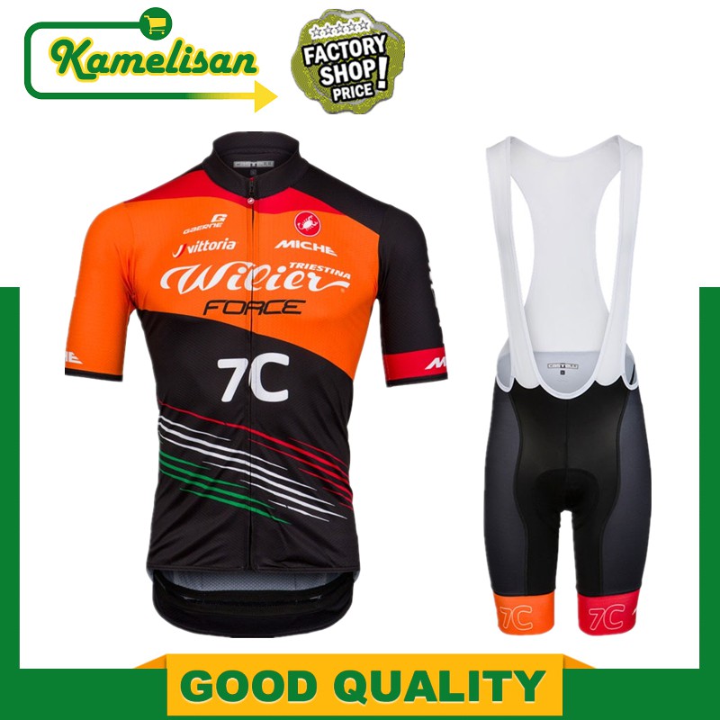 cycling shorts orange