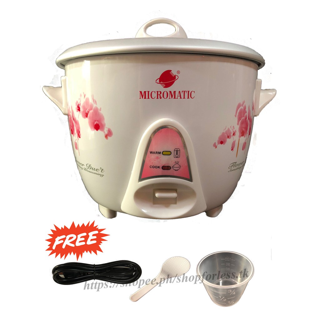 MICROMATIC RICE COOKER 1.5L 8 cups Shopee Philippines