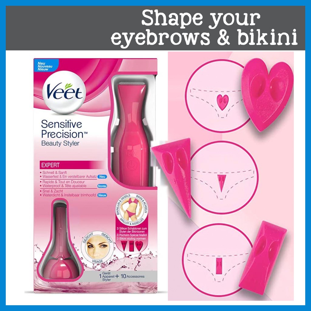 veet sensitive precision hair removal beauty styler