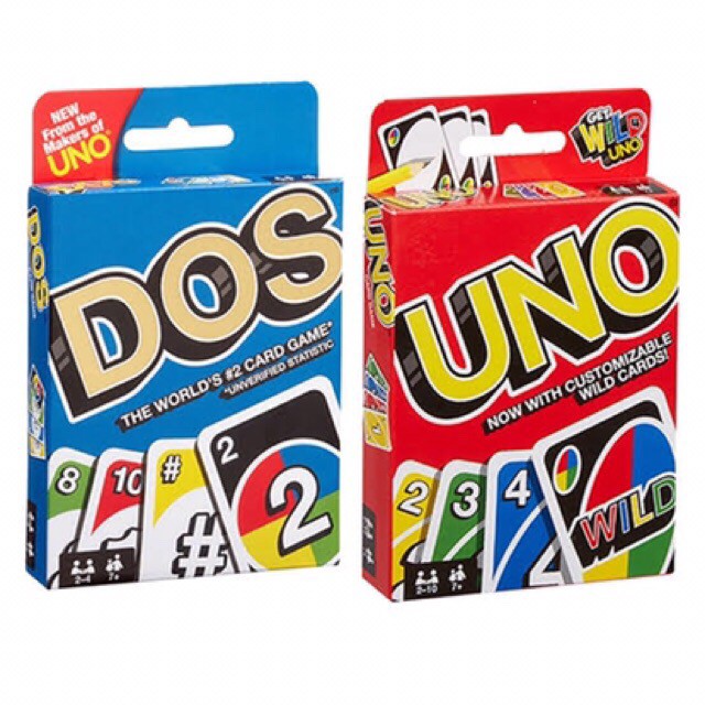 Mattel Frm36 DOS UNO Card Game for sale online