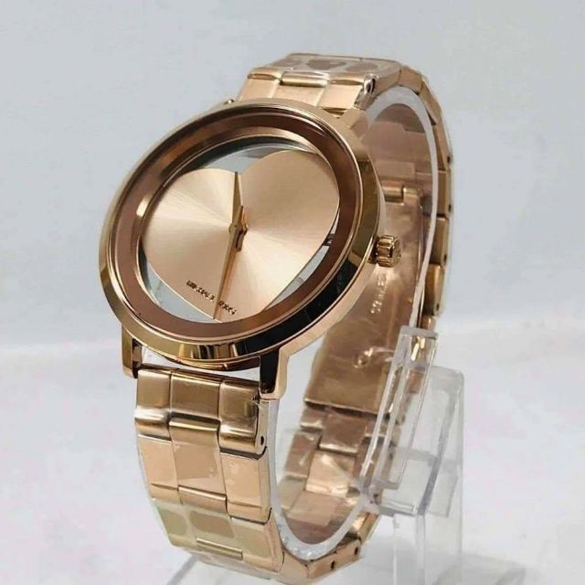 mk watch heart design