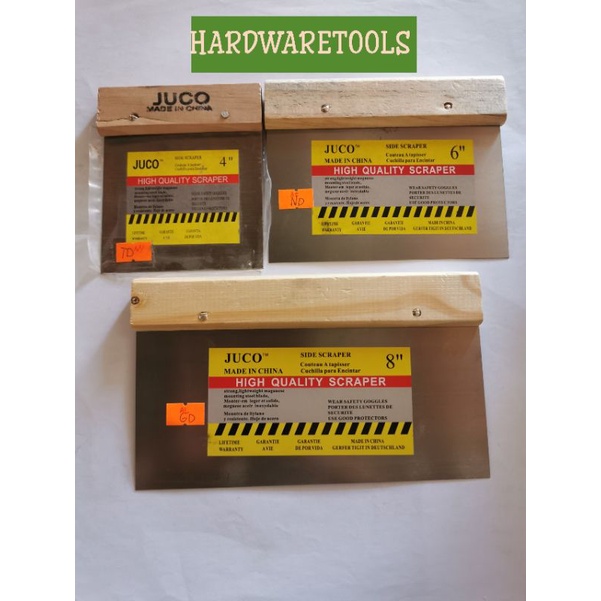 Putty Knife / Wall Scraper / Side Scraper / Paleta with Handle / Metal