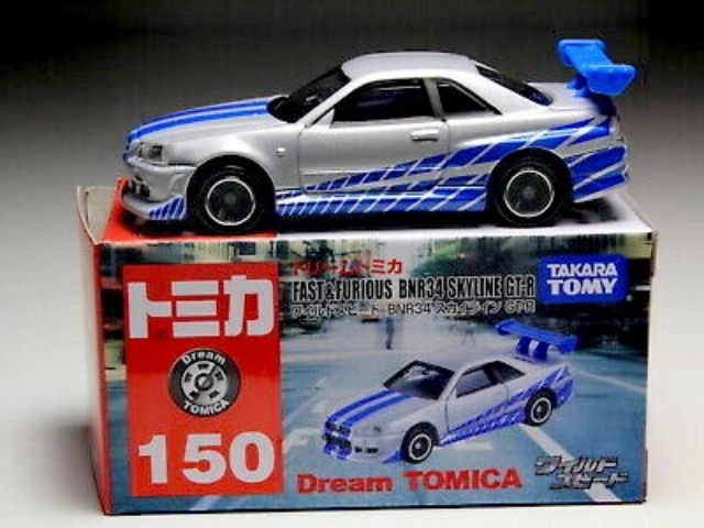 tomica nissan skyline r34