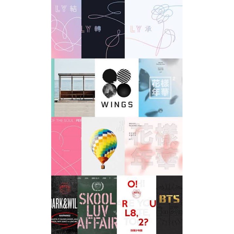 BTS Official Album Inclusions (2C4S LY Answer) Shopee Philippines