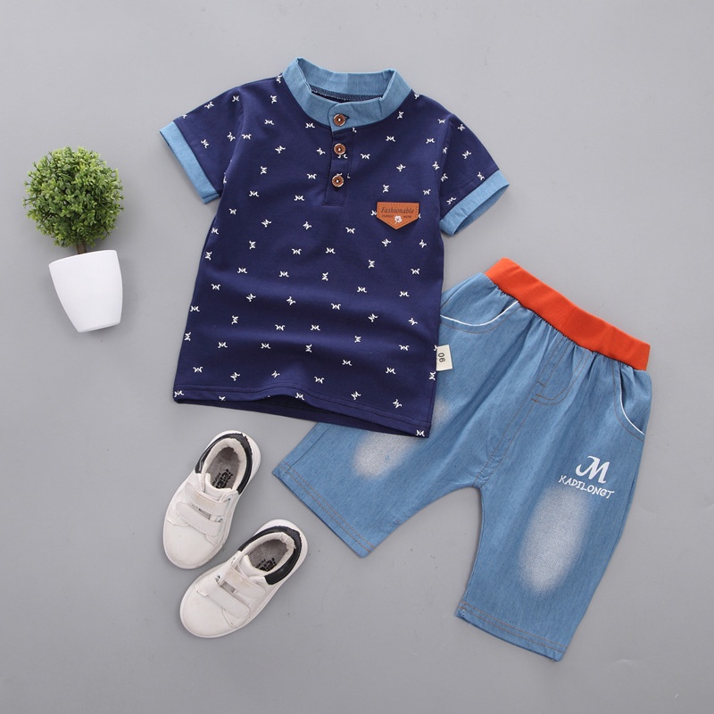 Baby boy clothes boy set 0-5 years old boys' clothes boys' color ...