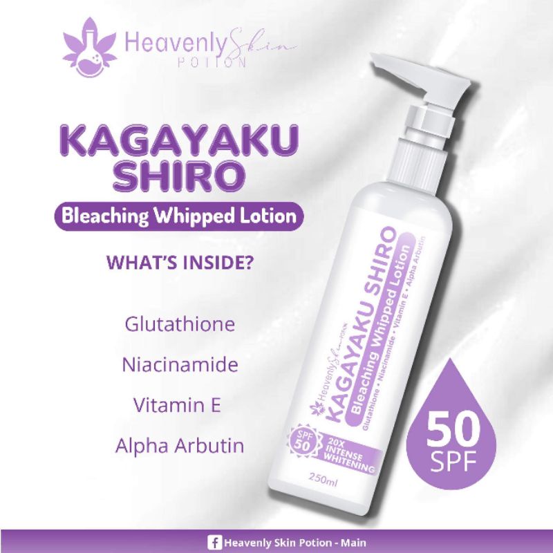 Kagayaku SHIRO Bleaching Whipped Lotion JAPAN Formulation Shopee